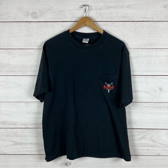 Vintage 90s Harley Davidson Costa Rica T Shirt Mens Large